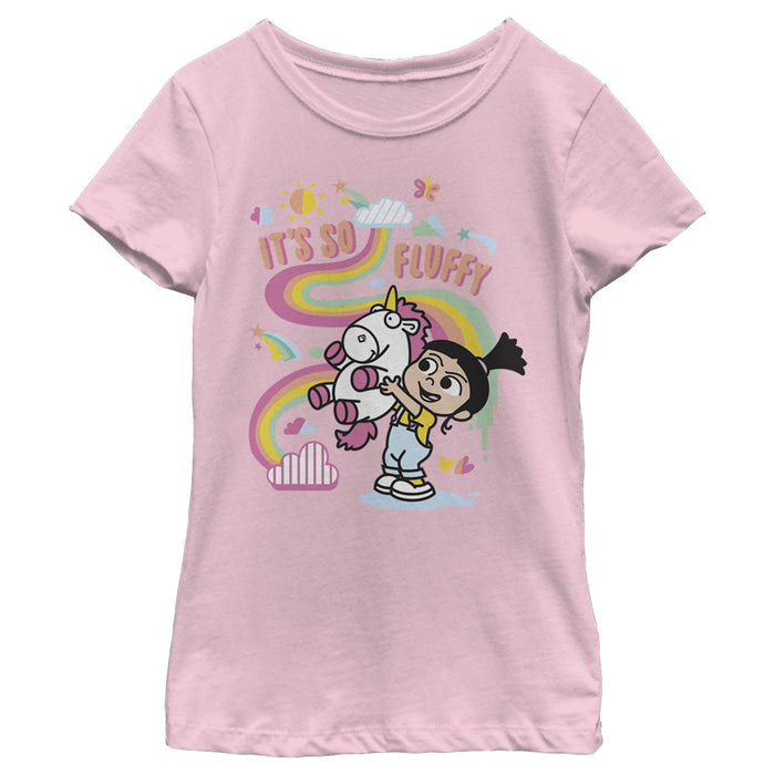 fifth sun Girl's Despicable Me Minions Its So Fluffy Unicorn T-Shirt