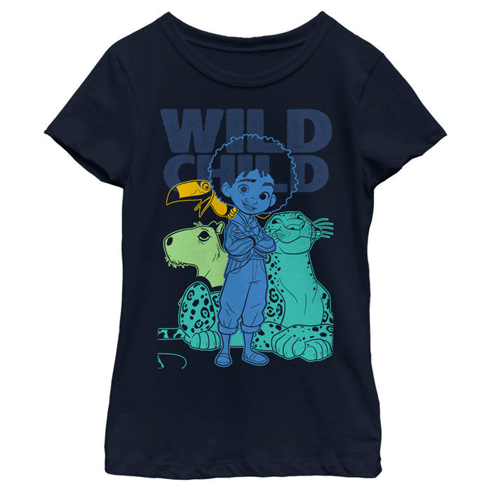 fifth sun Girl's Encanto Antonio and His Animals T-Shirt