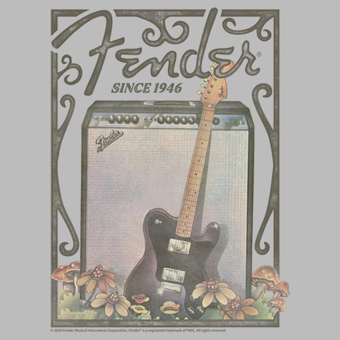 Fifth Sun Girl's Fender Since 1946 Retro Poster T-Shirt