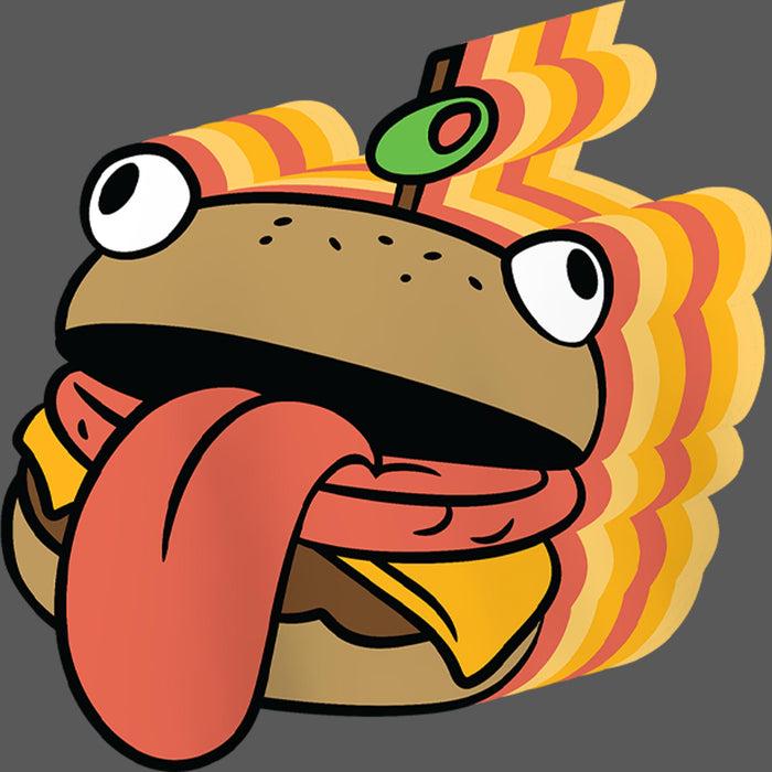 Fifth Sun Girl's Fortnite Durr Burger Sticker T-Shirt