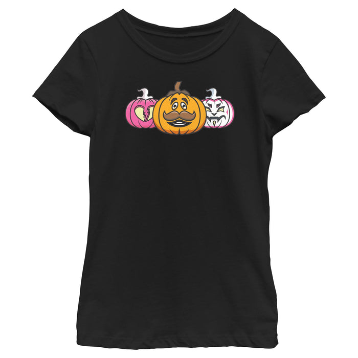 fifth sun Girl's Fortnite Halloween Character Jack-O'-Lanterns T-Shirt