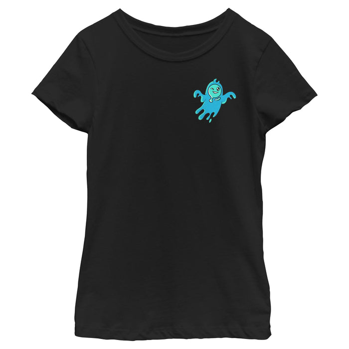 fifth sun Girl's Fortnite Rippley Ghost Small T-Shirt