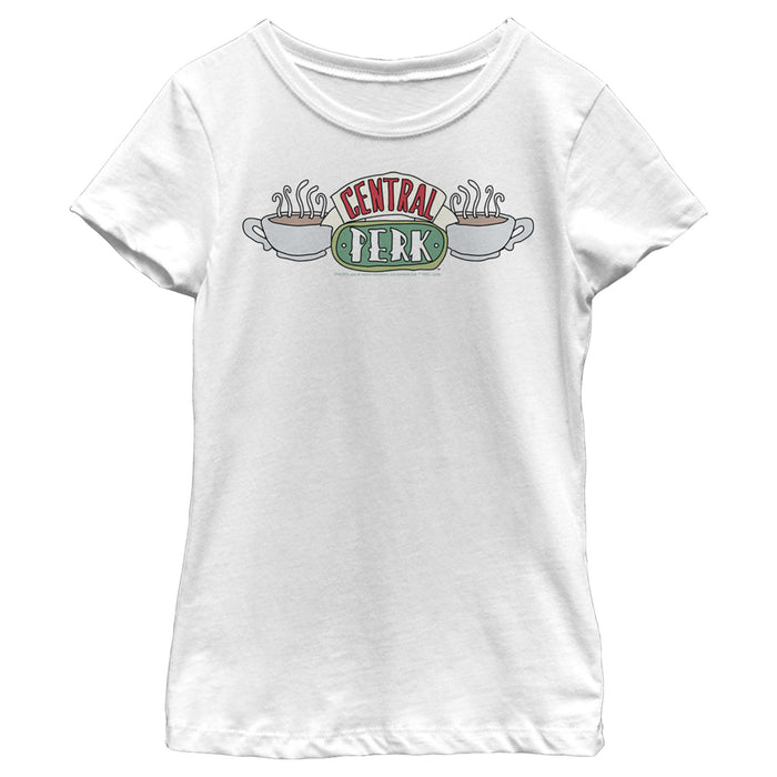 fifth sun Girl's Friends Classic Central Perk Logo T-Shirt