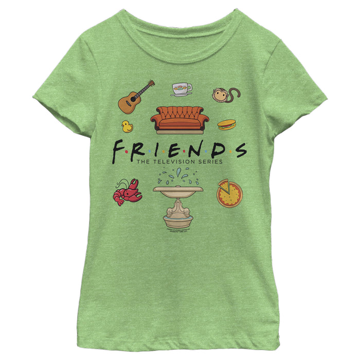 Fifth Sun Girl's Friends Favorite Moment Icons T-Shirt