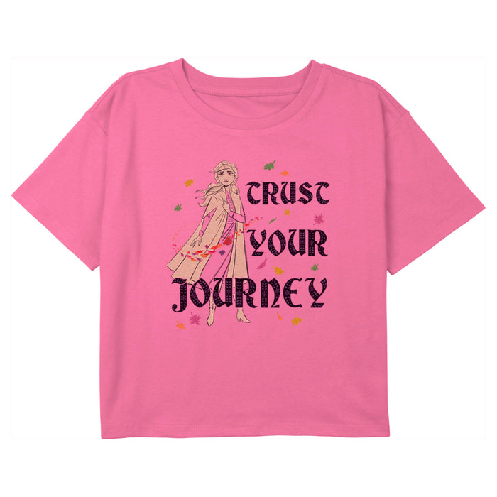 fifth sun Girl's Frozen 2 Anna Trust Your Journey T-Shirt