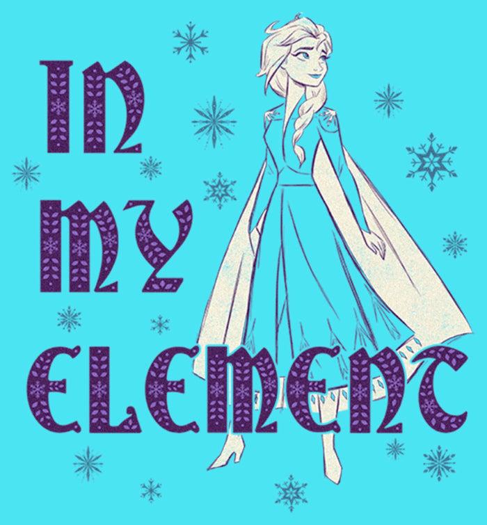 Fifth Sun Girl's Frozen 2 Elsa In My Element T-Shirt