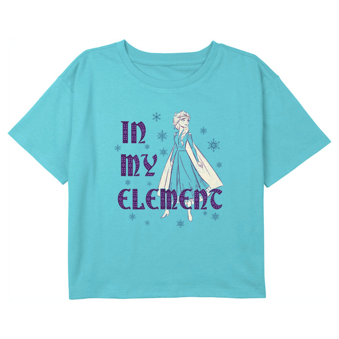 fifth sun Girl's Frozen 2 Elsa In My Element T-Shirt