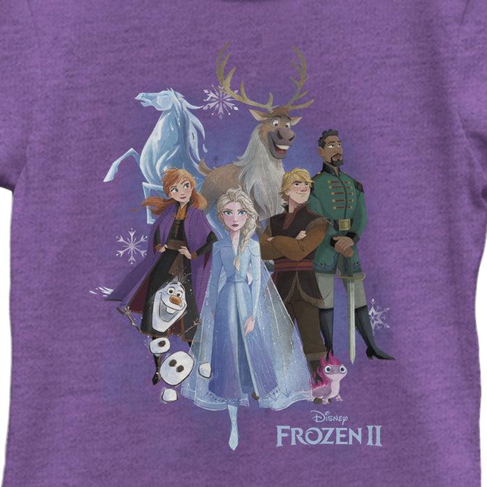 Fifth Sun Girl's Frozen 2 Frozen 2 Character Shot T-Shirt