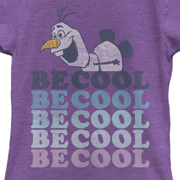 Fifth Sun Girl's Frozen 2 Frozen 2 Olaf Be Cool T-Shirt