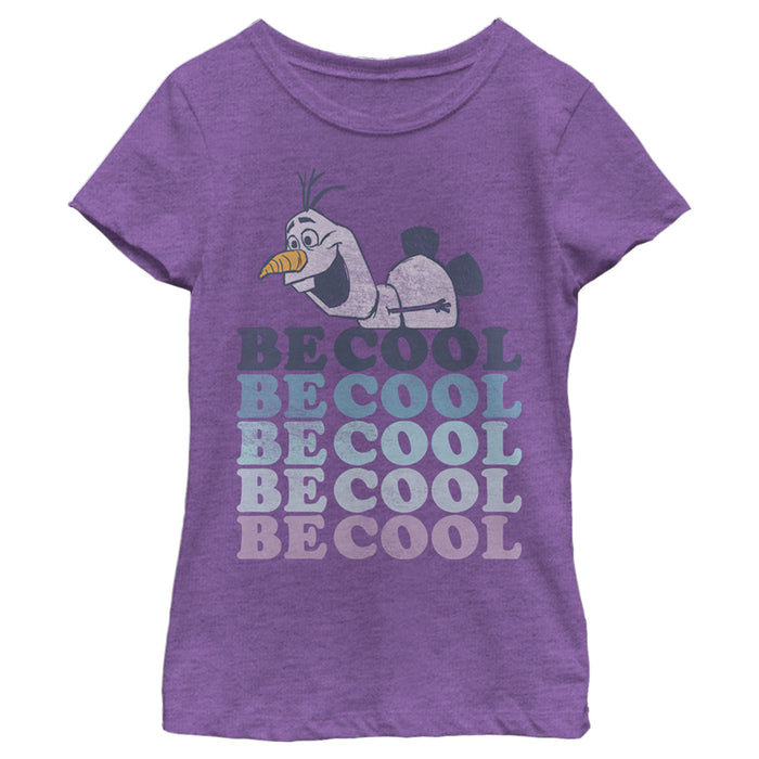 fifth sun Girl's Frozen 2 Frozen 2 Olaf Be Cool T-Shirt