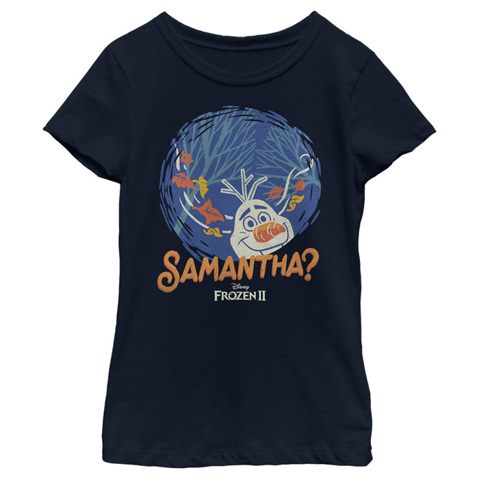 fifth sun Girl's Frozen 2 Frozen 2 Olaf Samantha T-Shirt