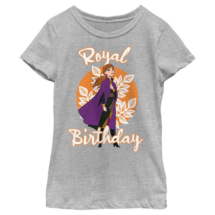 fifth sun Girl's Frozen Anna Birthday Princess T-Shirt