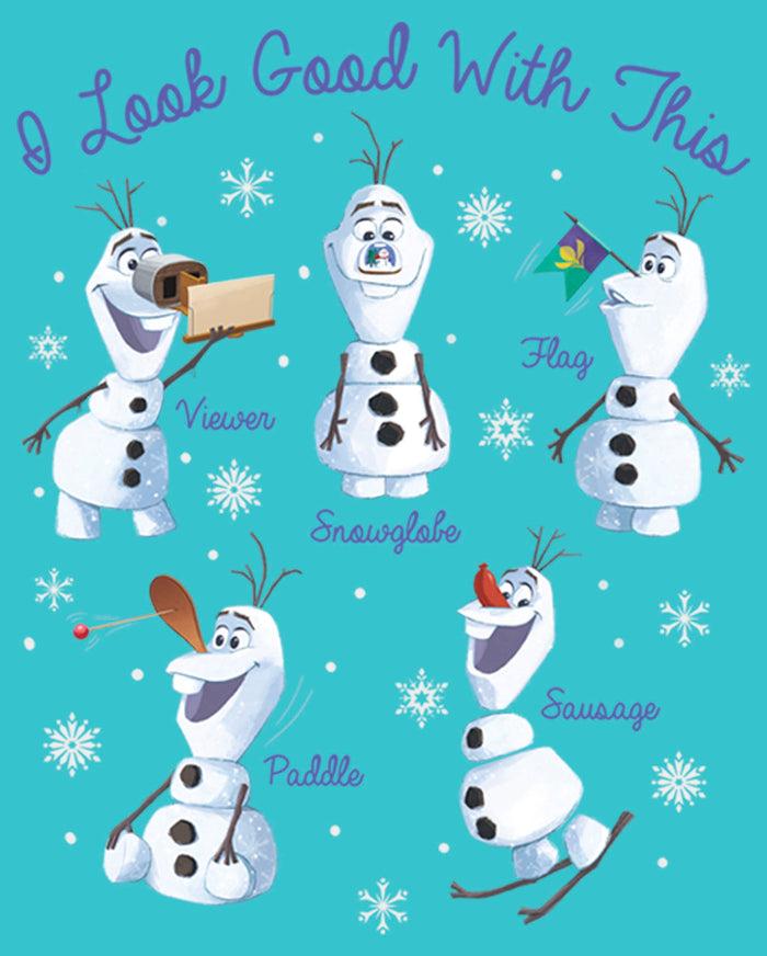 Fifth Sun Girl's Frozen I Look Good With This Nose T-Shirt