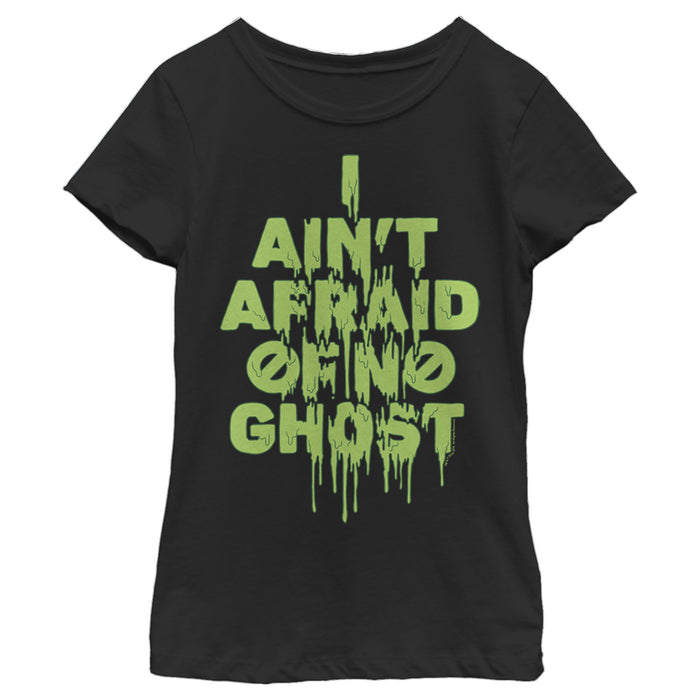 fifth sun Girl's Ghostbusters I Ain't Afraid of No Ghost Streak T-Shirt