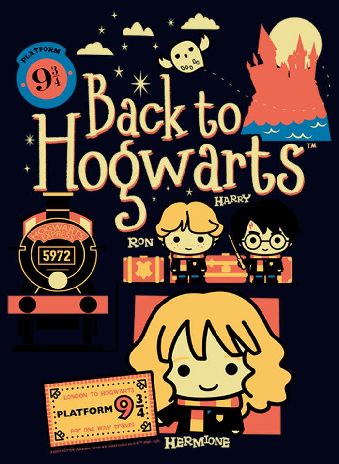 Fifth Sun Girl's Harry Potter Back To Hogwarts Cartoon T-Shirt
