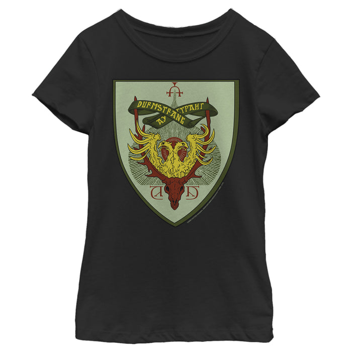 fifth sun Girl's Harry Potter Durmstrang Crest T-Shirt