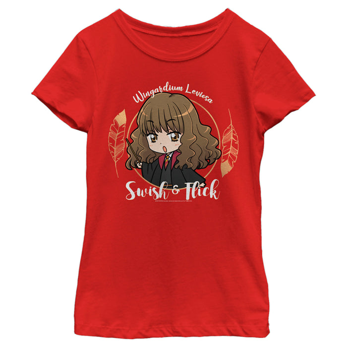 fifth sun Girl's Harry Potter Hermione Swish and Flick T-Shirt