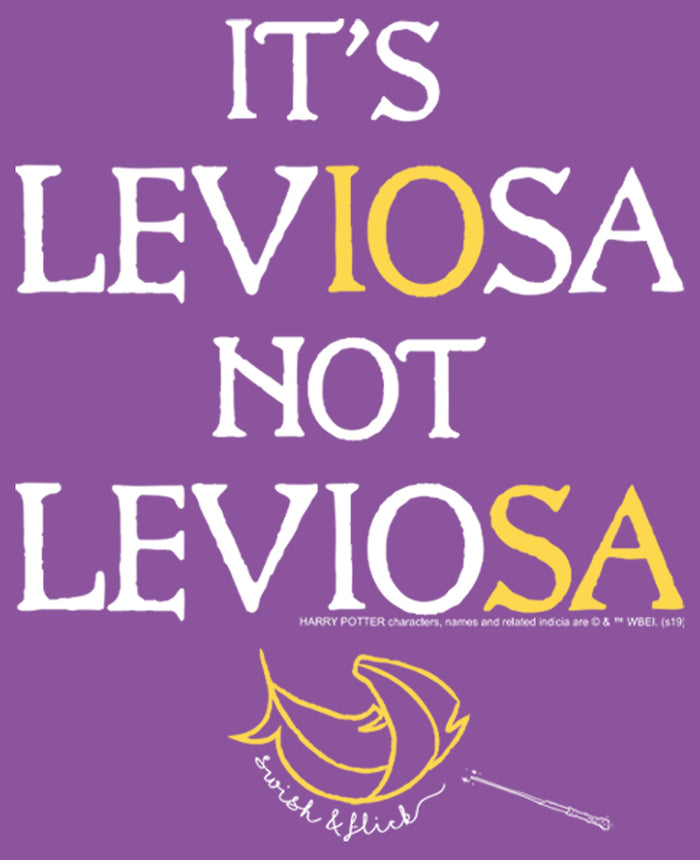 Fifth Sun Girl's Harry Potter Hermoine Leviosa Not Leviosa T-Shirt