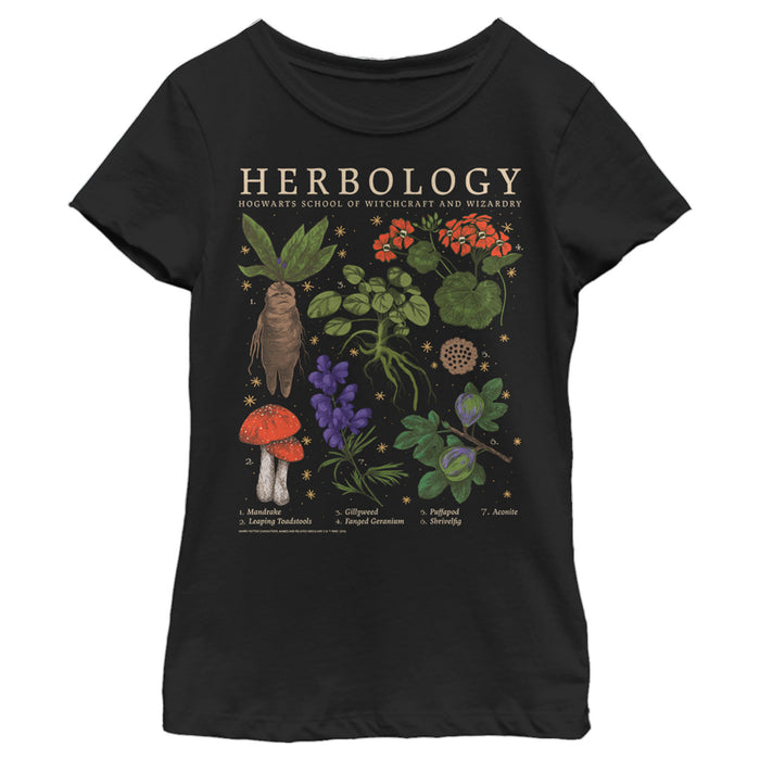 fifth sun Girl's Harry Potter Hogwarts Herbology T-Shirt