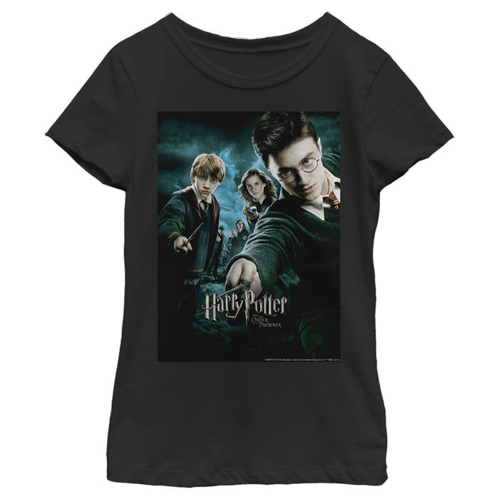 fifth sun Girl's Harry Potter Order of Phoenix Poster T-Shirt