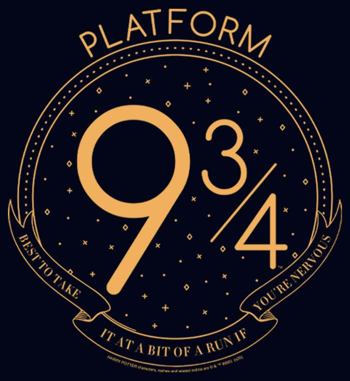 Fifth Sun Girl's Harry Potter Platform 9 3/4 Line Art T-Shirt