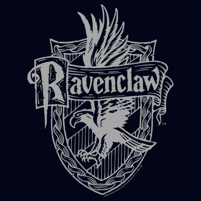 Fifth Sun Girl's Harry Potter Ravenclaw Line Art Crest T-Shirt