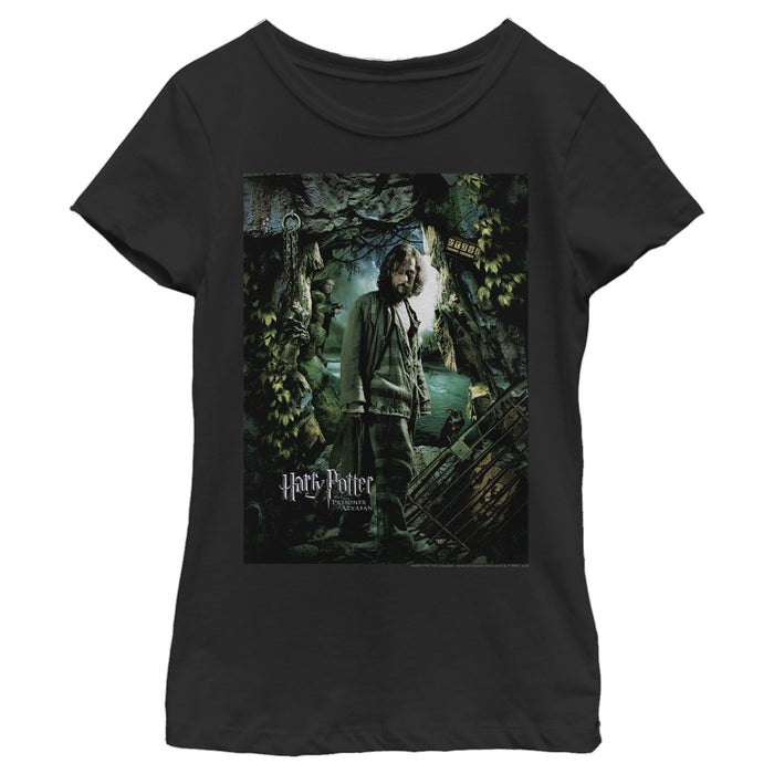 fifth sun Girl's Harry Potter Sirius Azkaban Poster T-Shirt