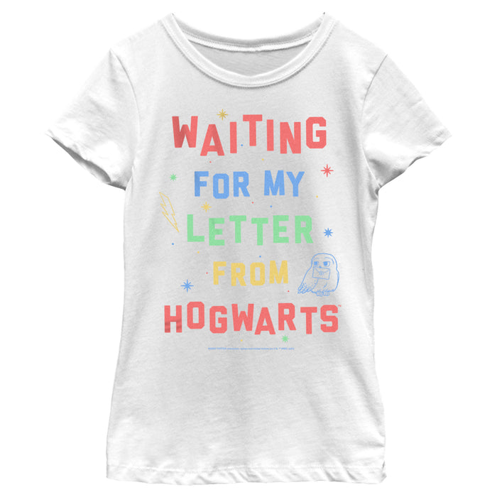 Fifth Sun Girl's Harry Potter Waiting For My Letter From Hogwarts T-Shirt