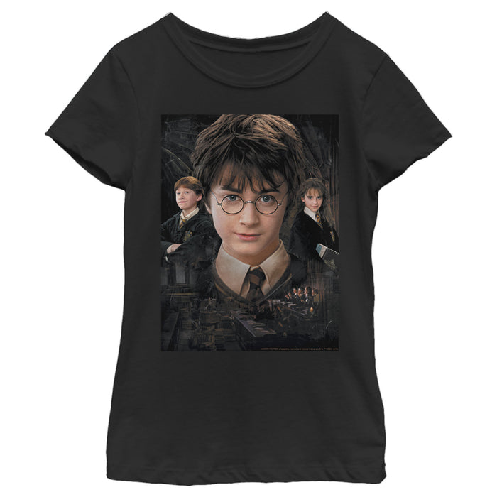 fifth sun Girl's Harry Potter Wizard Best Friends T-Shirt