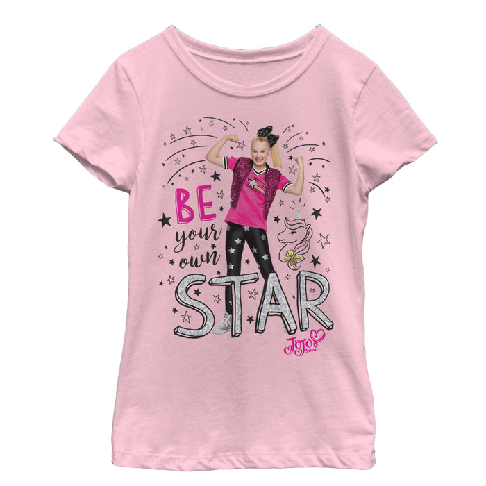fifth sun Girl's Jojo Siwa Be Your Own Star T-Shirt