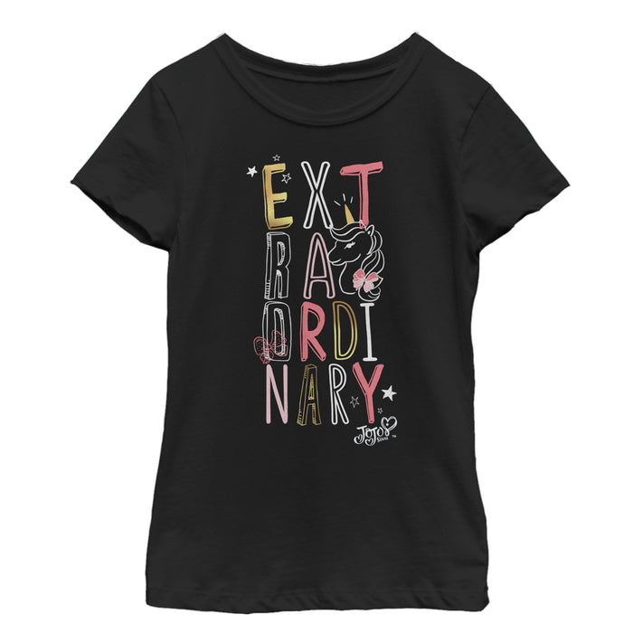 Fifth Sun Girl's Jojo Siwa Extraordinary Unicorn T-Shirt