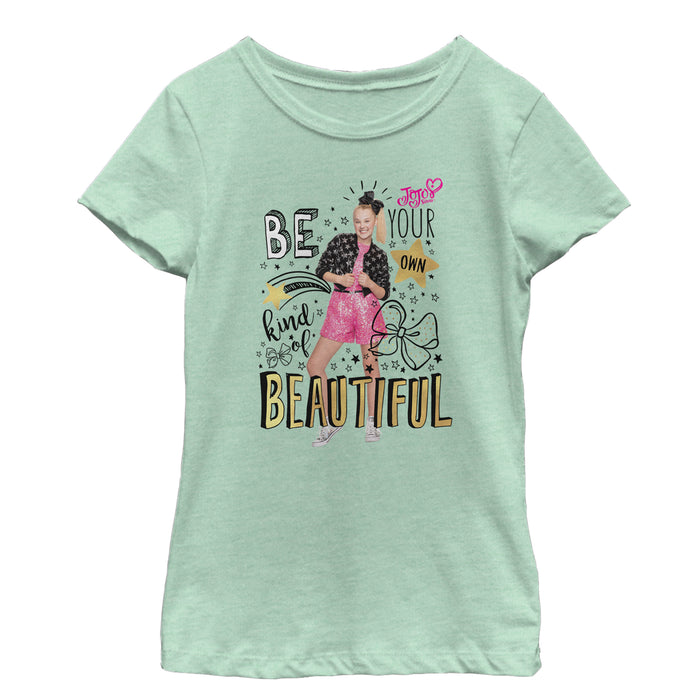 fifth sun Girl's Jojo Siwa Your Own Kind of Beautiful T-Shirt