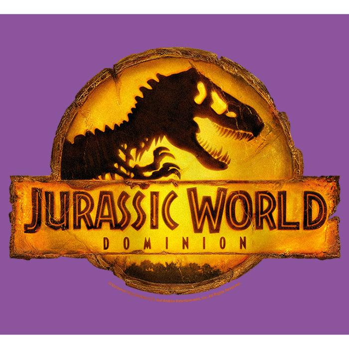 Fifth Sun Girl's Jurassic World: Dominion Glowing Dinosaur Logo T-Shirt