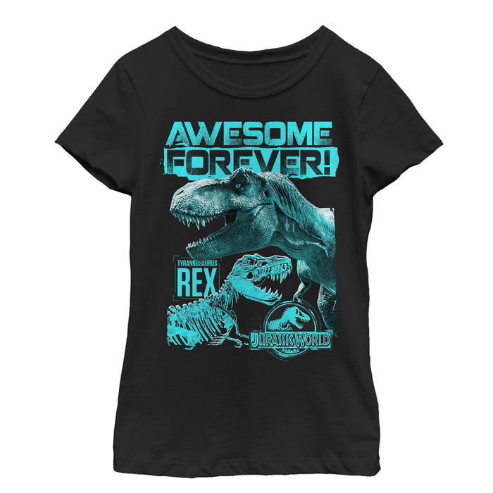 fifth sun Girl's Jurassic World: Fallen Kingdom Forever T.Rex T-Shirt
