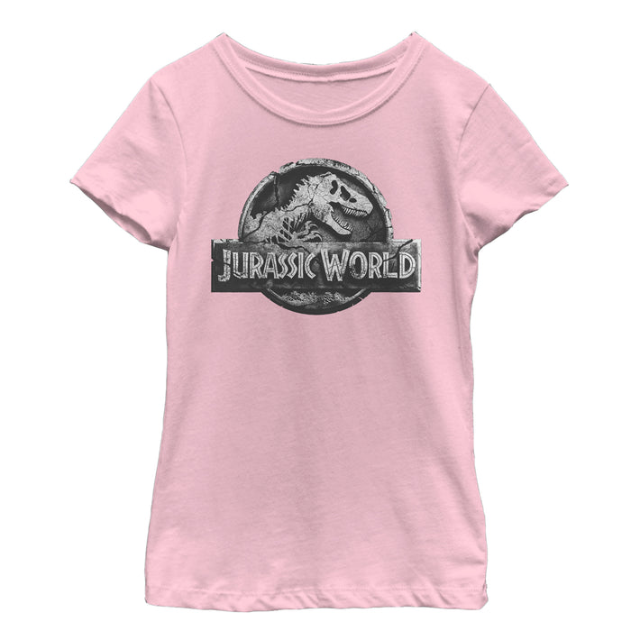 fifth sun Girl's Jurassic World: Fallen Kingdom Logo T-Shirt