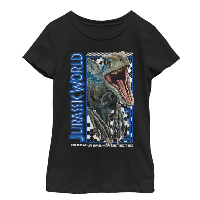 fifth sun Girl's Jurassic World: Fallen Kingdom Raptor Breach T-Shirt