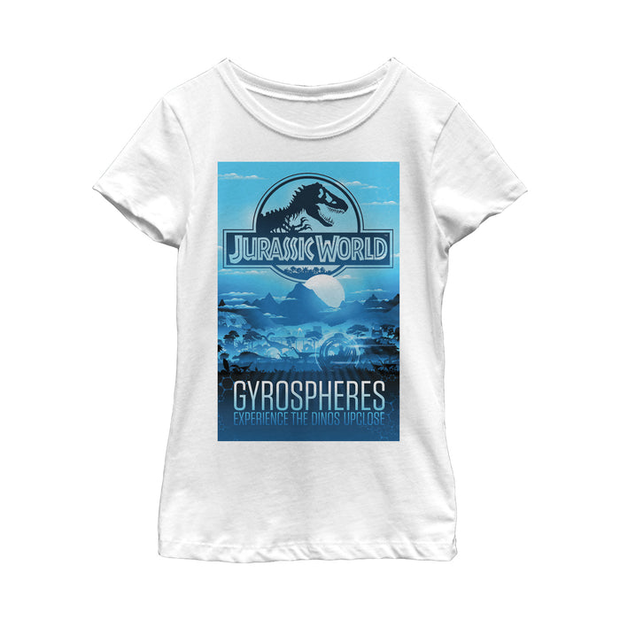 fifth sun Girl's Jurassic World Gyrospheres T-Shirt