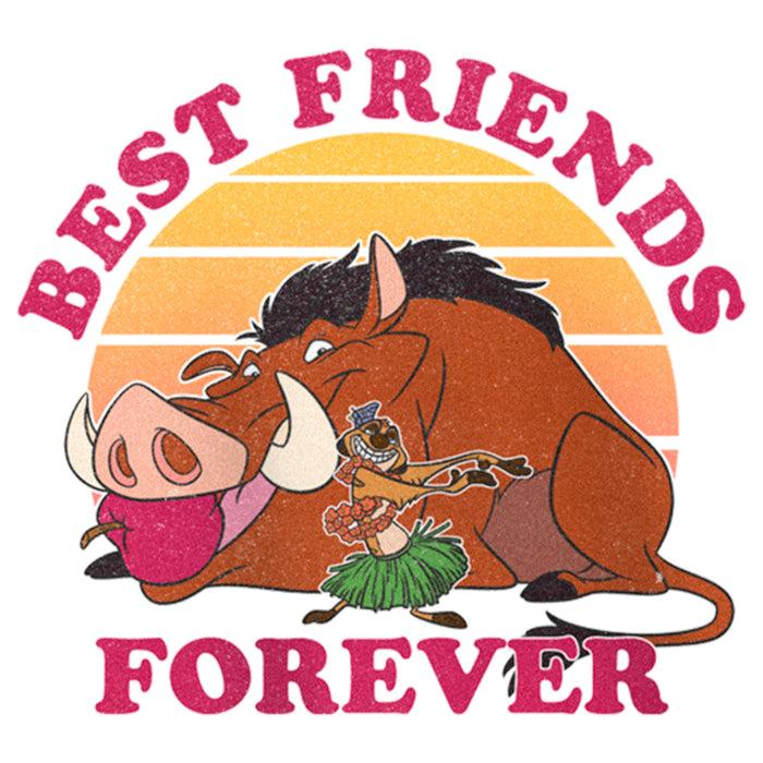 Fifth Sun Girl's Lion King Best Friends Forever T-Shirt