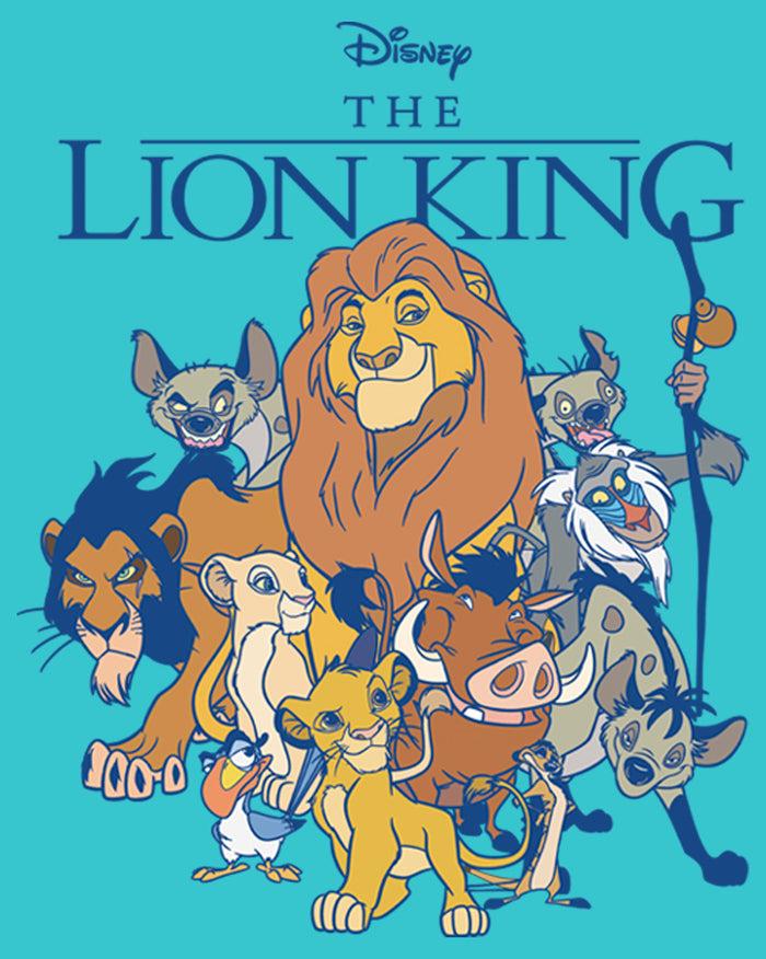 Fifth Sun Girl's Lion King Character Group Shot T-Shirt