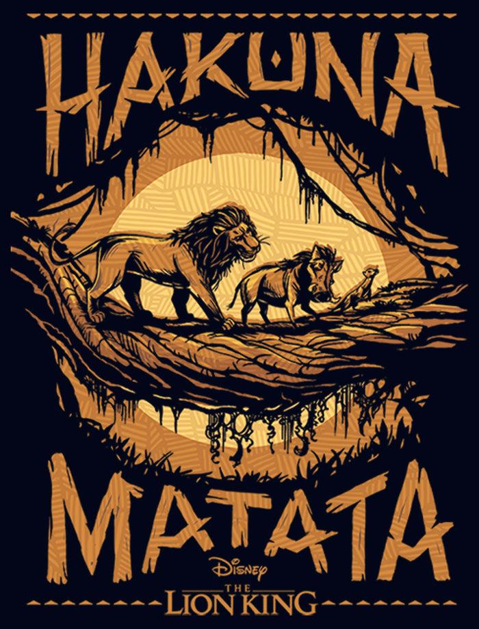 Fifth Sun Girl's Lion King Hakuna Matata Jungle Trio T-Shirt
