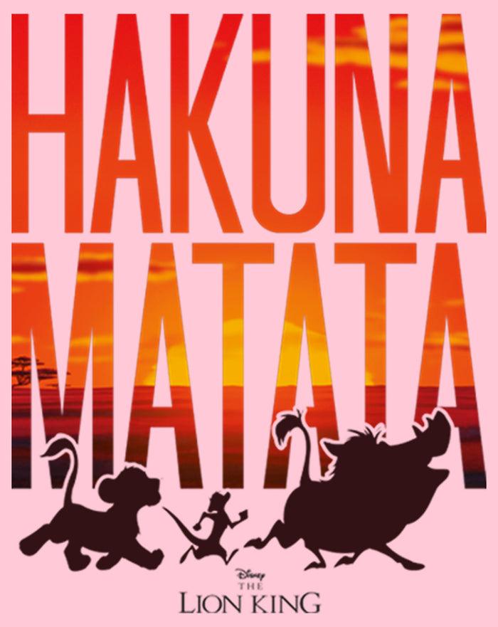 Fifth Sun Girl's Lion King Hakuna Matata Sunset T-Shirt