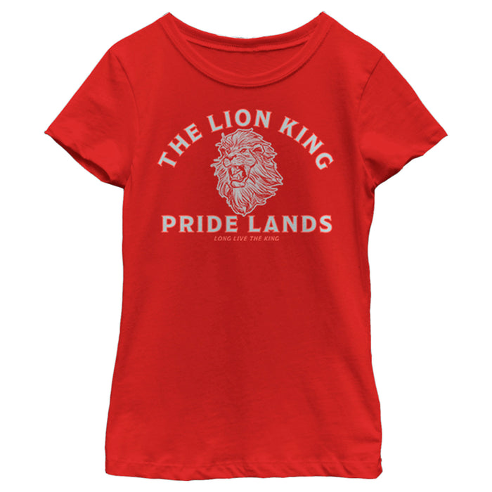 Fifth Sun Girl's Lion King Live The King Sketch T-Shirt