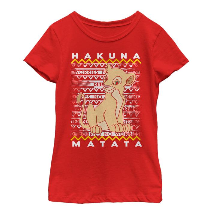 fifth sun Girl's Lion King Nala Diagonal Stripe T-Shirt