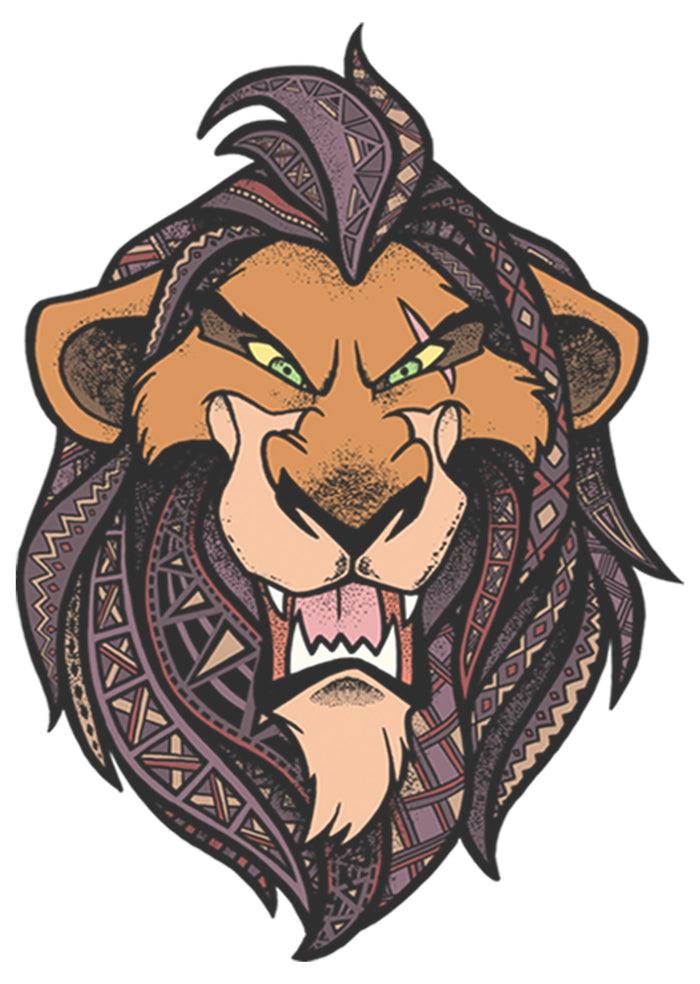 Fifth Sun Girl's Lion King Scar Decorative Mane T-Shirt