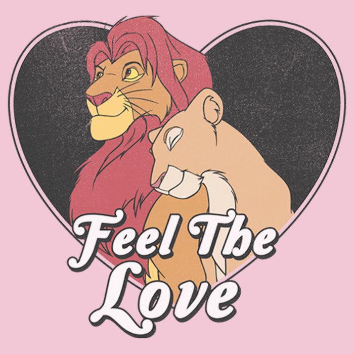 Fifth Sun Girl's Lion King Simba And Nala Feel The Love T-Shirt