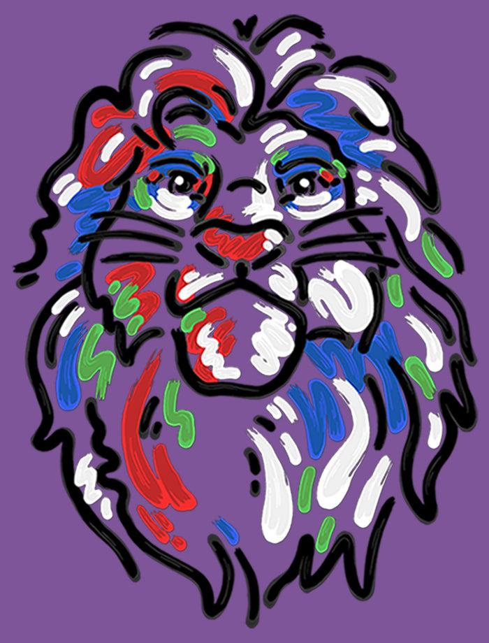 Fifth Sun Girl's Lion King Simba Face Paint T-Shirt