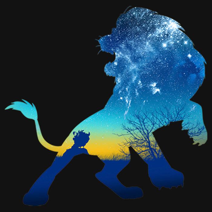Fifth Sun Girl's Lion King Simba Sky Silhouette T-Shirt