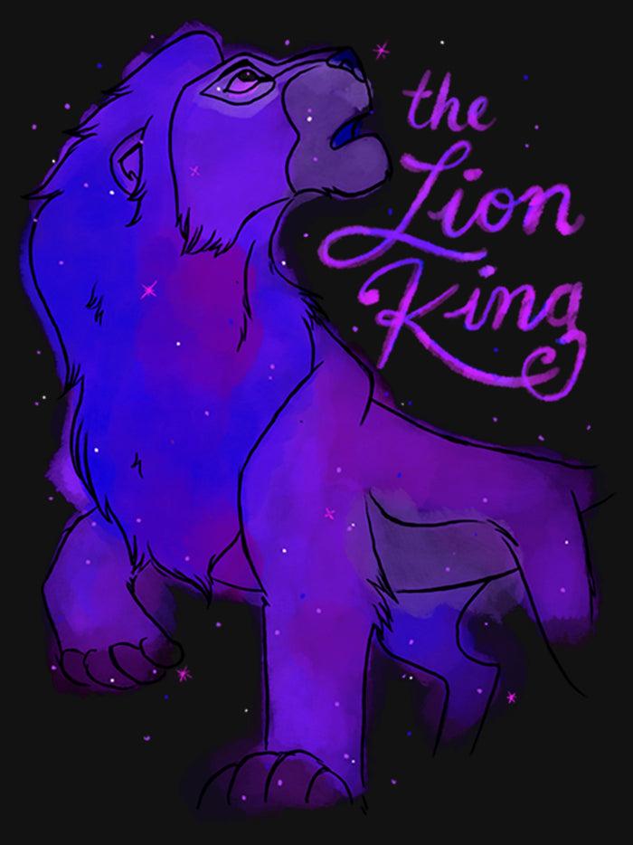 Fifth Sun Girl's Lion King Starry Airbrush Simba T-Shirt