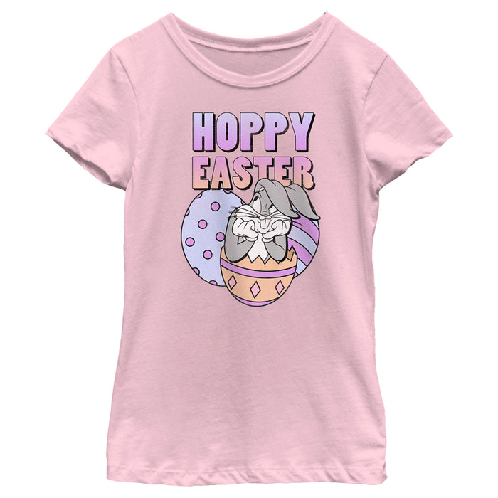 fifth sun Girl's Looney Tunes Bugs Bunny Hoppy Easter T-Shirt