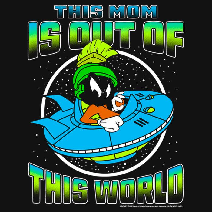Fifth Sun Girl's Looney Tunes Mother's Day Marvin The Martian This Mom Is Out Of This World T-Shirt